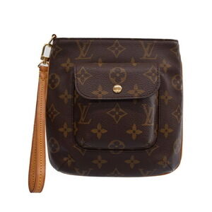 Louis Vuitton Monogram Leather Brown Partition Shoulder Bag